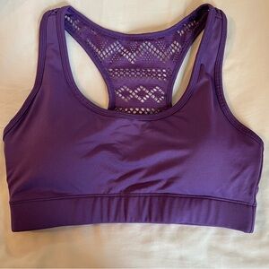Zyia Active Padded Sports bra - Purple size small like new condition
